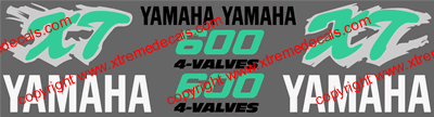 Yamaha XT600 1992 Style Decal Set